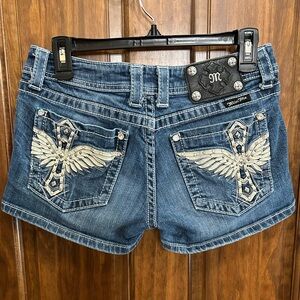 Miss Me Jean Shorts style # JP5117H6 29 3” inseam